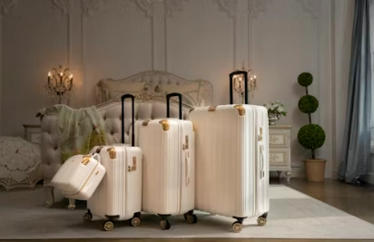 a group of luggages
