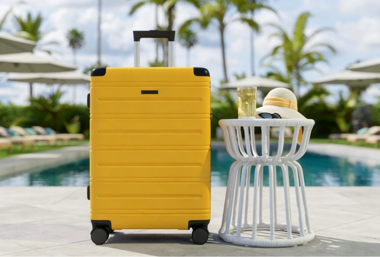 Luggage with Brake Wheels