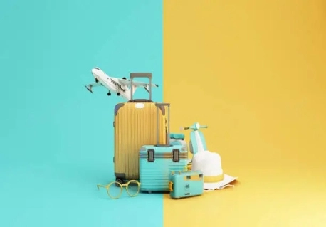 airport luggage scene