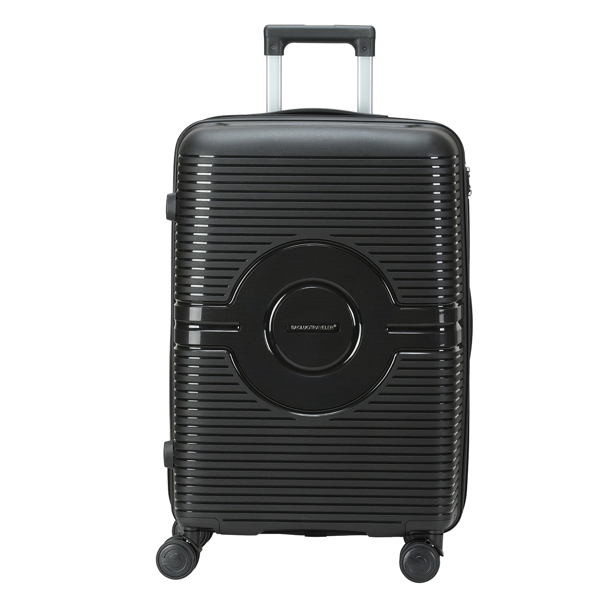 black hard shell suitcase