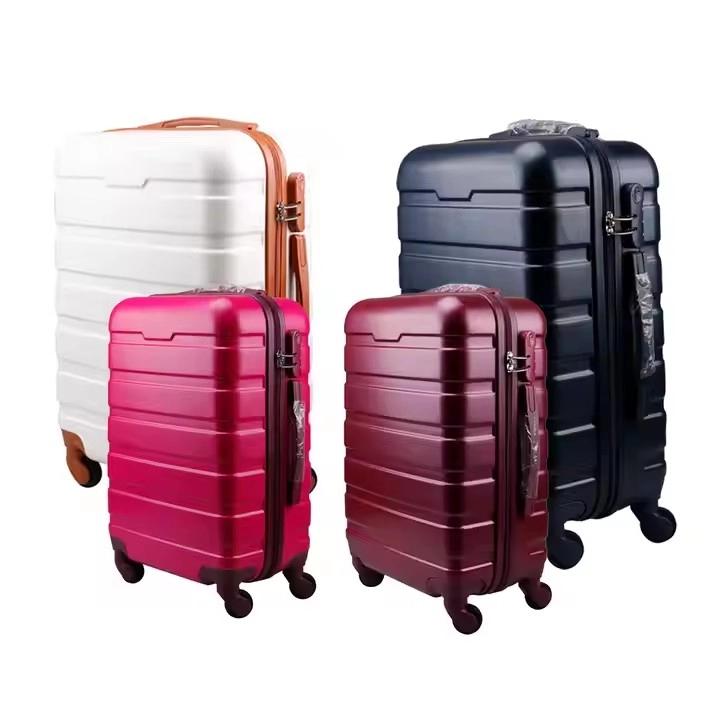colorful luggage set