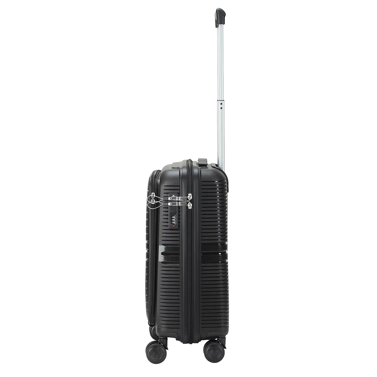 PP daily durable luggage set – large capacity 2-piece travel suitcase with front cover